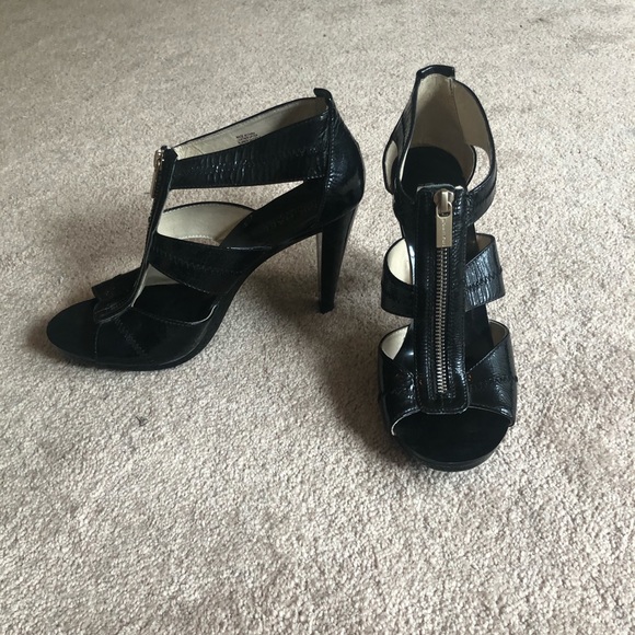 Michael Kors Berkley T-Strap Heels - Picture 2 of 7